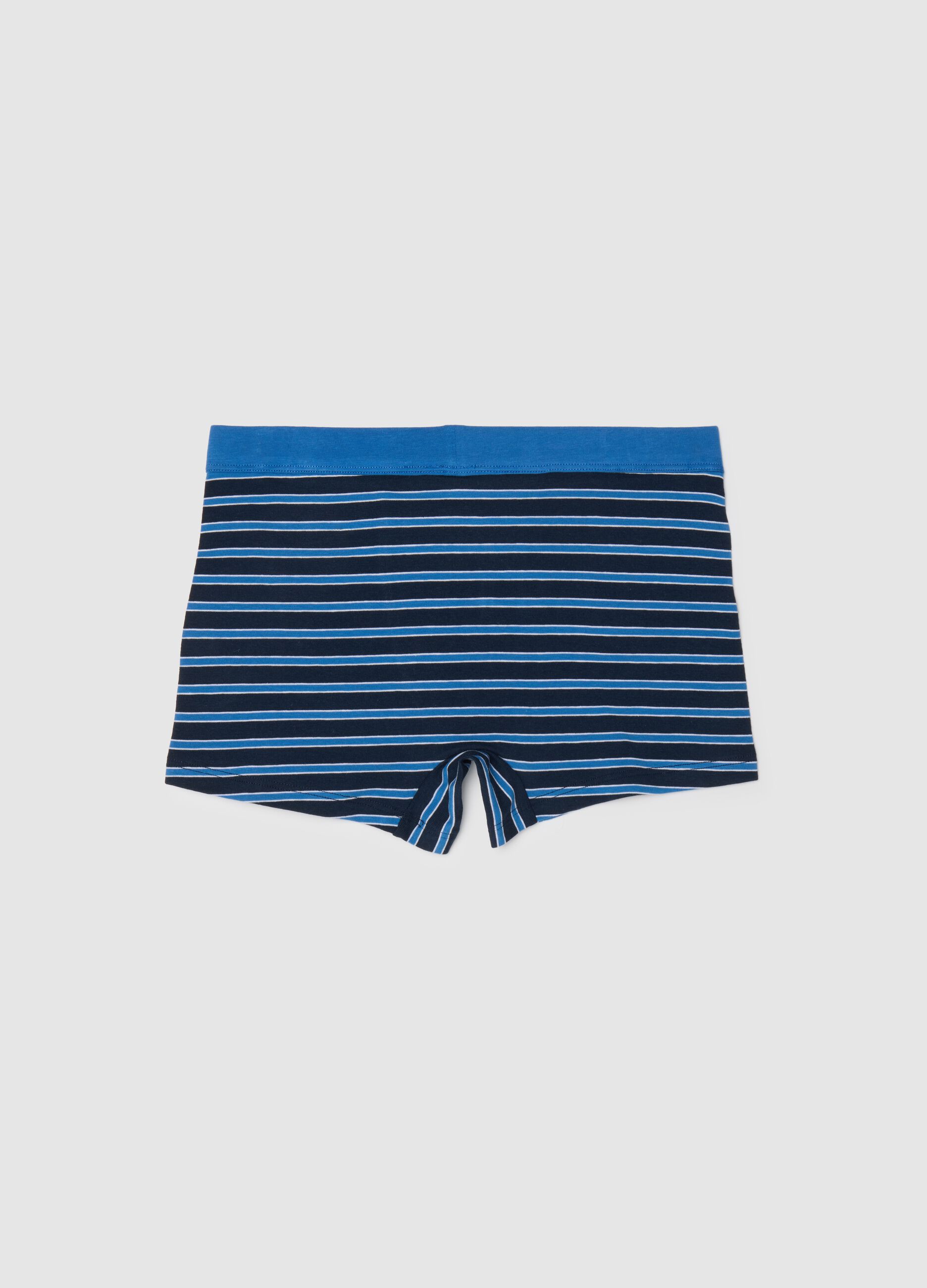 Multicolour cotton regular fit boy's boxers