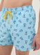 Blue beach boxers with Peanuts print_3