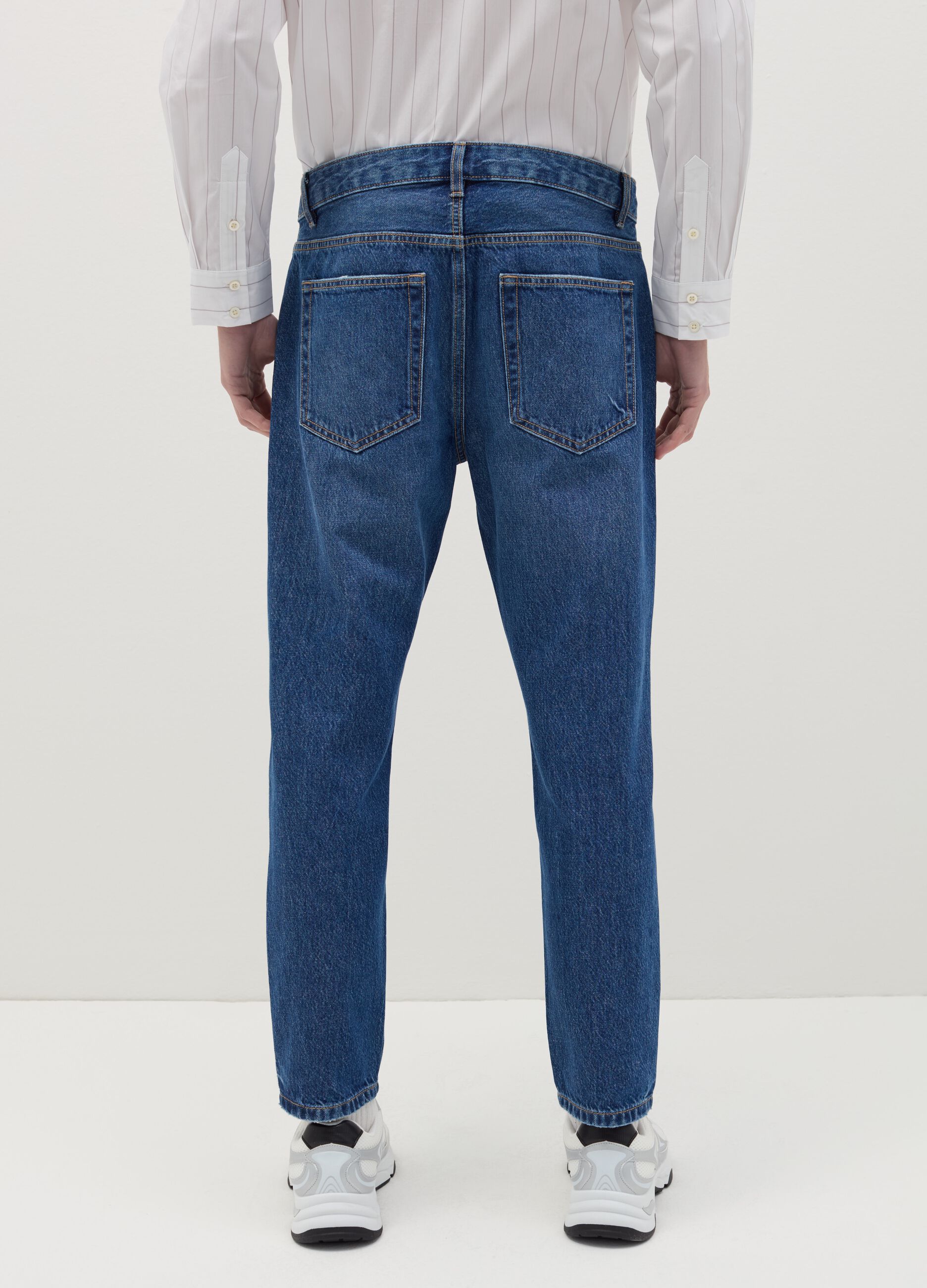 Slim-fit cropped jeans