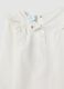 White regular fit cotton girl's shirt with frills_3