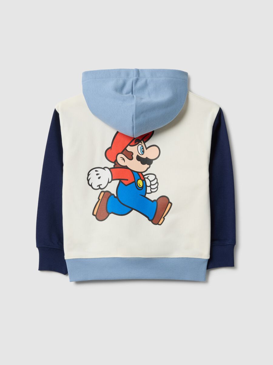 Multicolour Regular Fit Cotton Blend Children's Hoodie Super Mario_1
