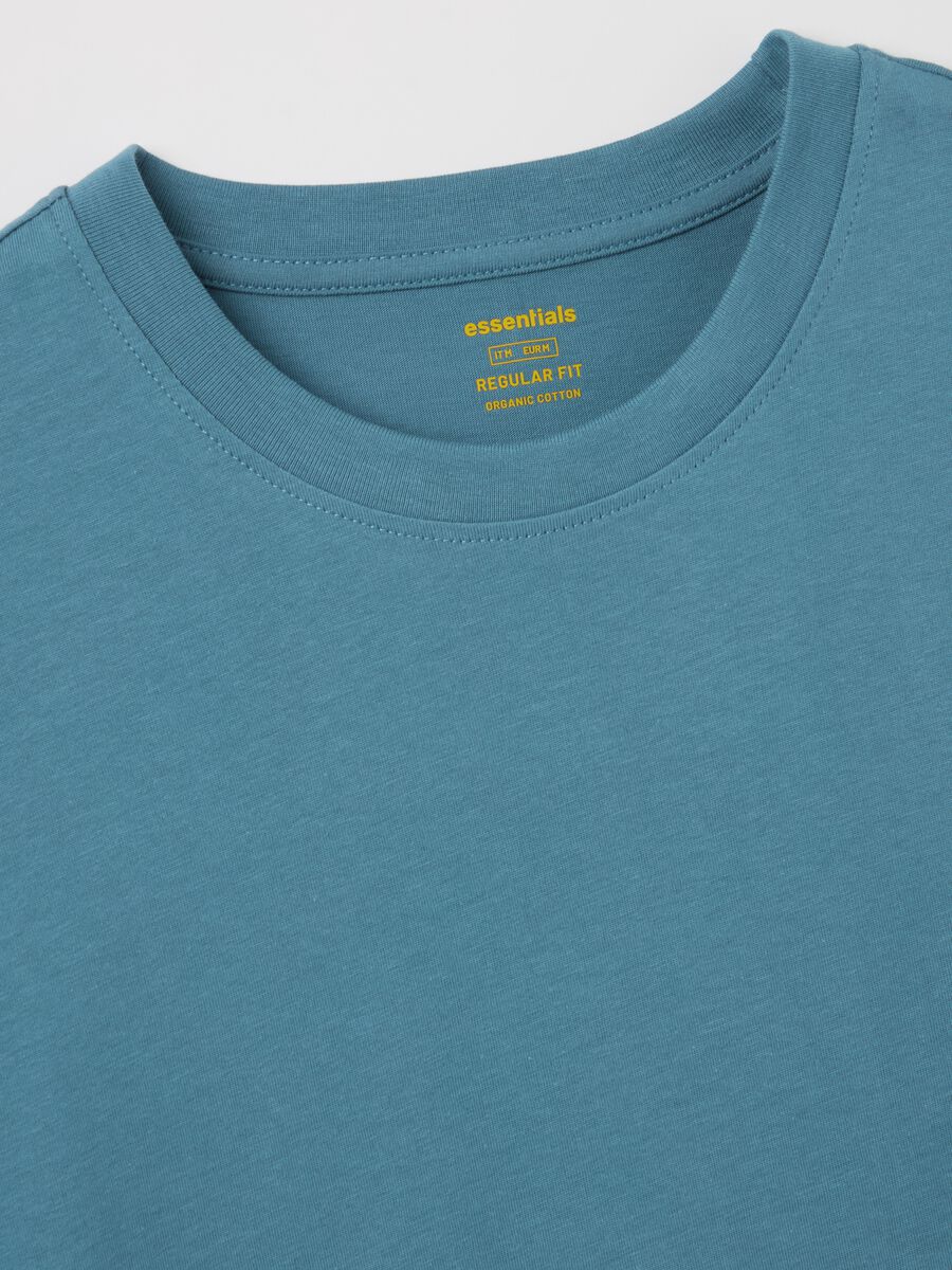 Organic cotton T-shirt with round neck_5