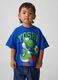 Pure cotton short-sleeve T-shirt with graphic print_0