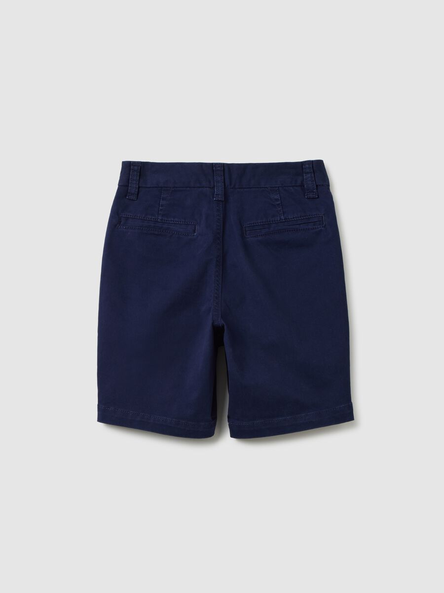 Stretch Cotton Bermuda Shorts_1