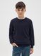 Boys' Pure Cotton Black Regular Fit Sweater_0