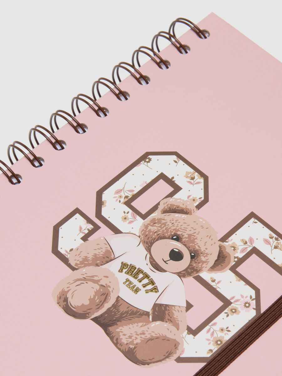 Grey Paper Notebook with Hearts_1