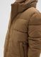 Boy's padded jacket in brown fabric, regular fit_2