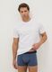 T-shirt in puro cotone bianco regular fit_0