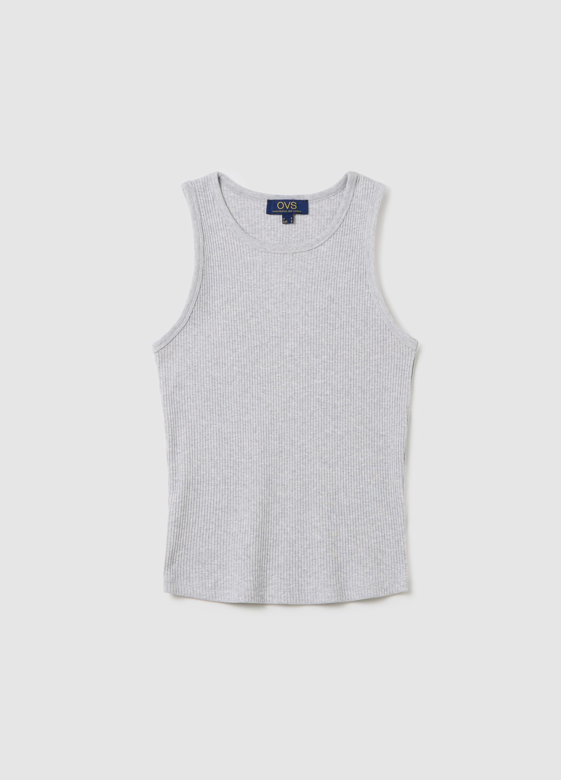Canotta da donna grigia regular fit
