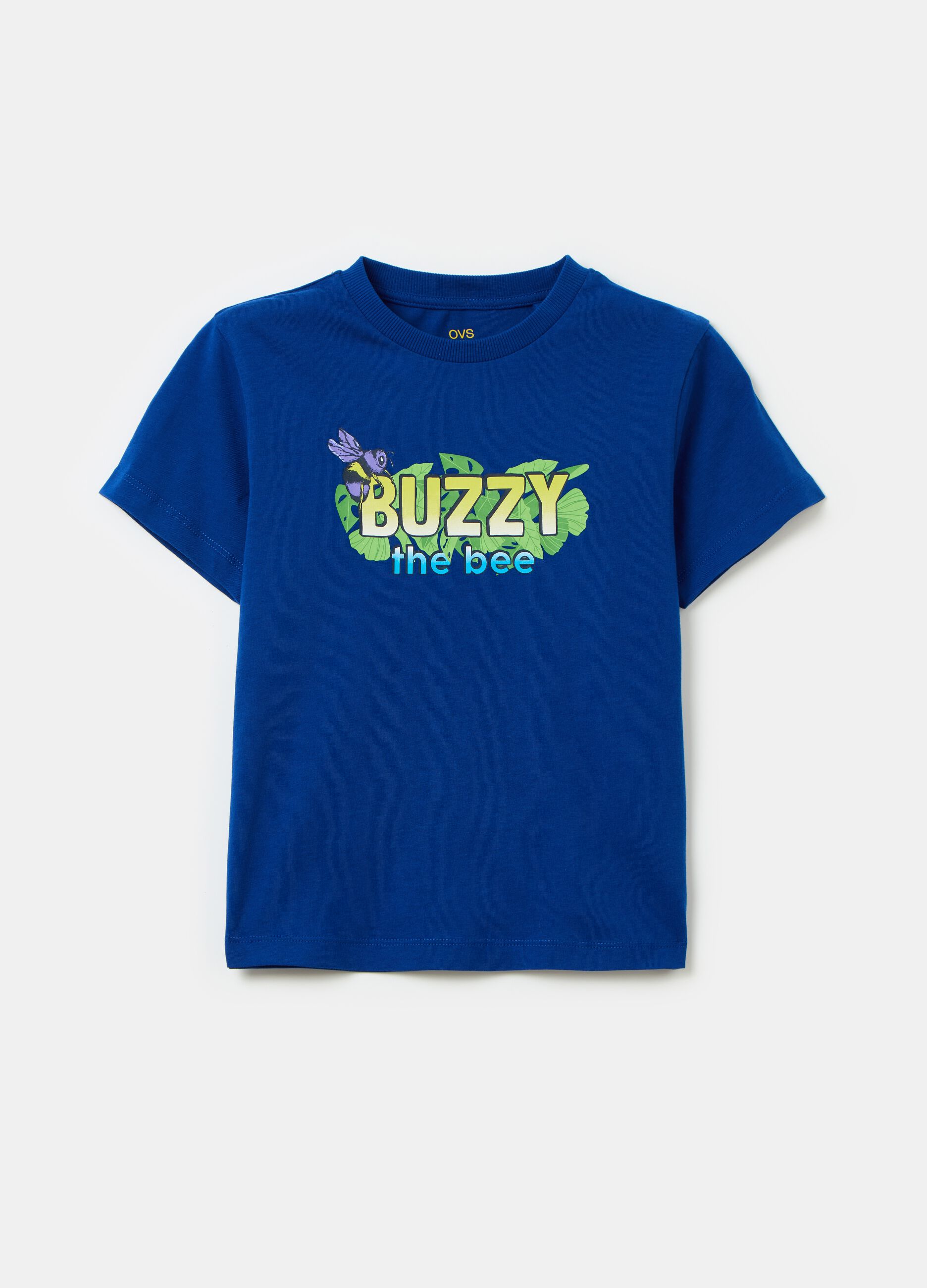 T-shirt in cotone degrade con stampa