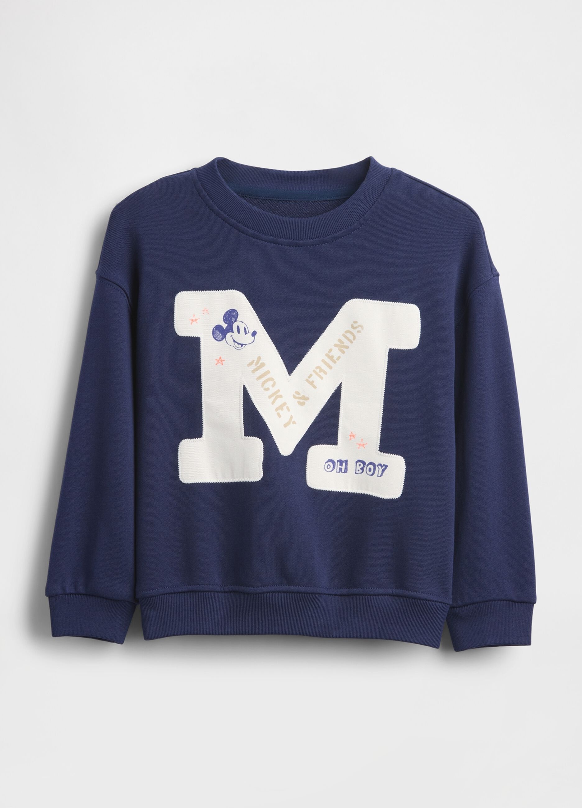 Blue cotton sweatshirt for kids