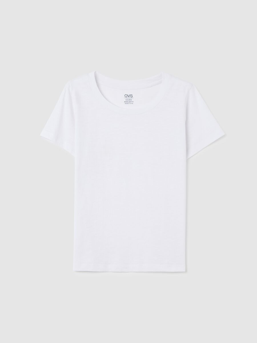 Pure Cotton White T-shirt by Ovs_4