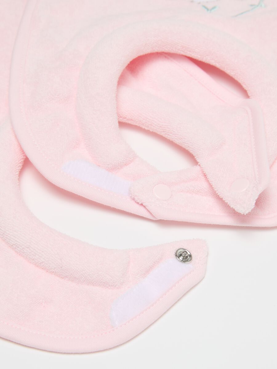 Two-pack bibs with extra absorbent padding_2