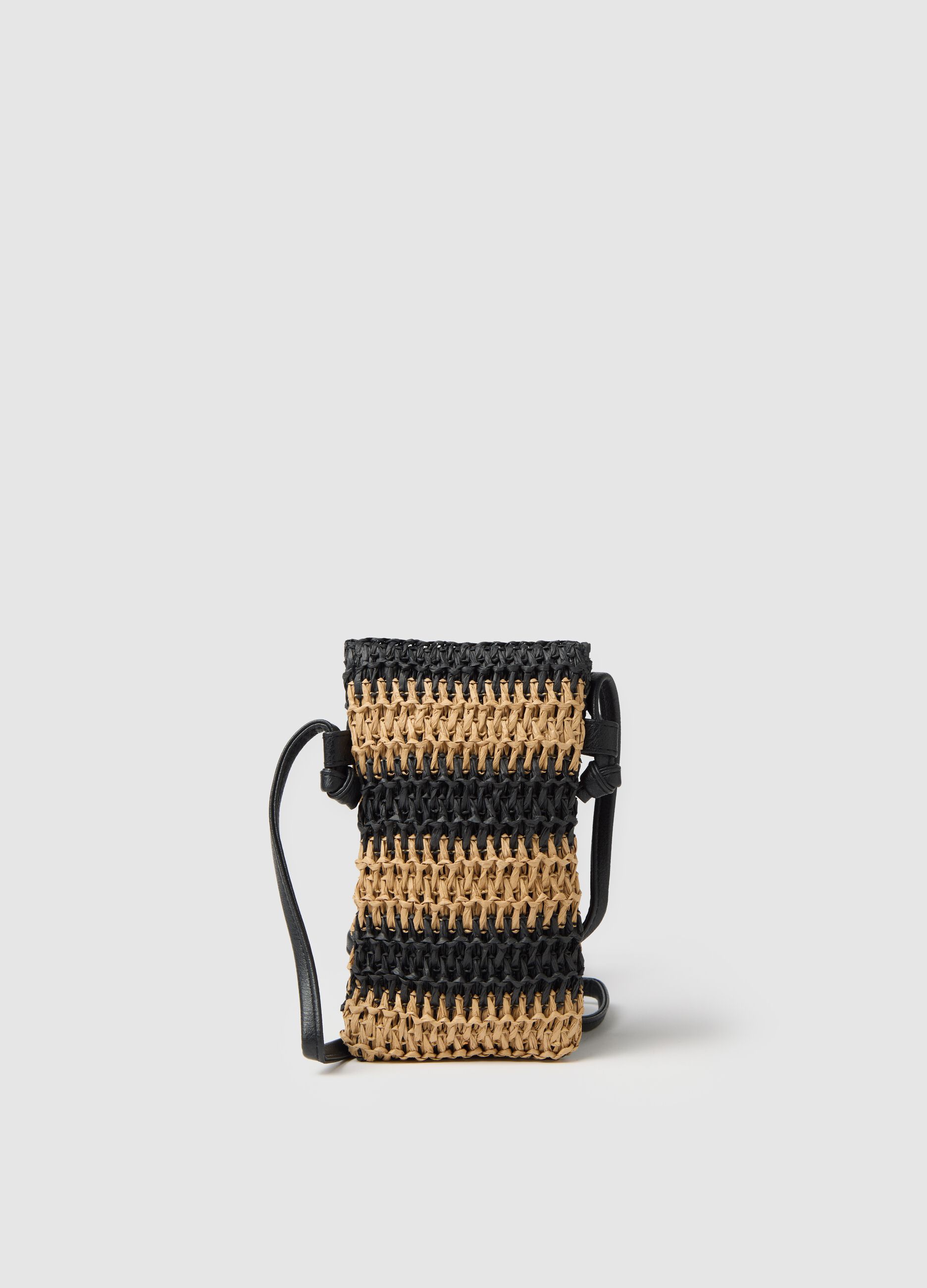 Women's multicolour genuine leather crossbody bag