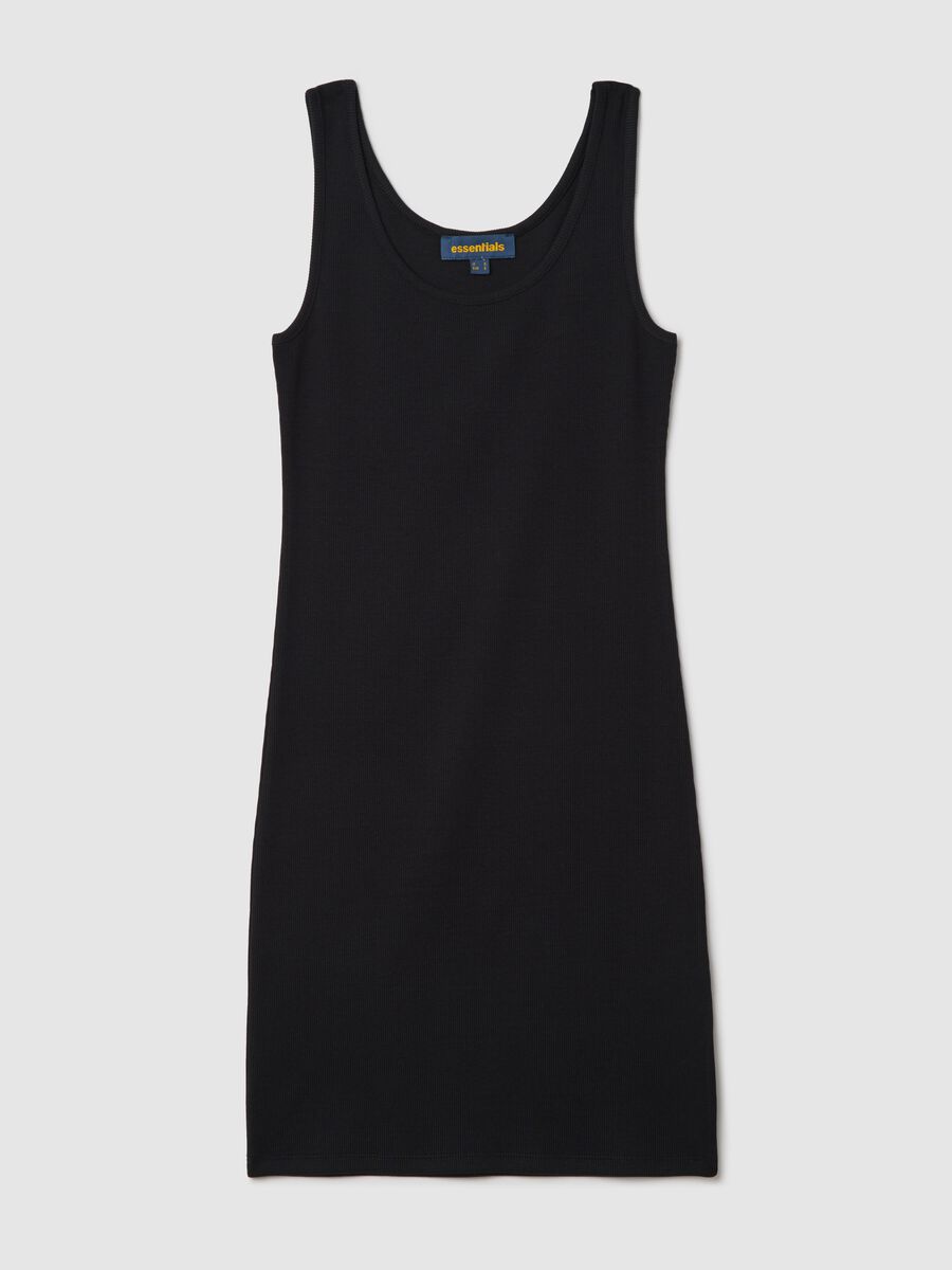 Stretch Black Sheath Dress_4