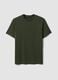 Green Supima Cotton Crew-Neck T-Shirt, Regular Fit_4