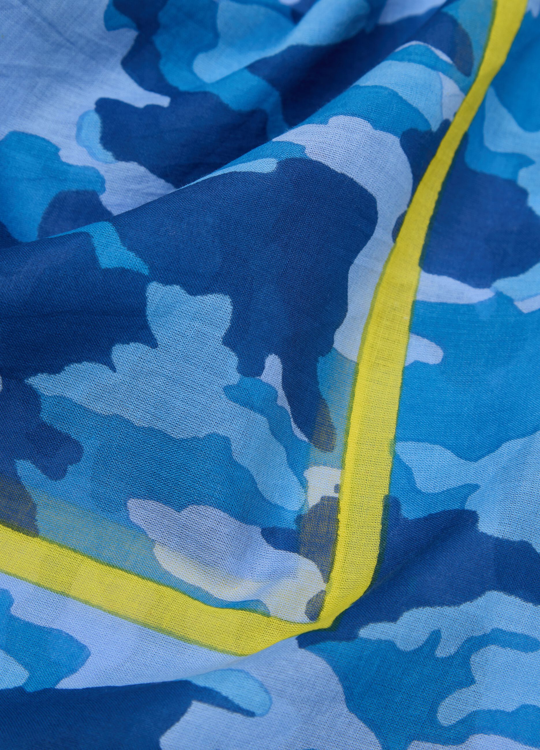 Pure Cotton Camouflage Scarf by Ovs