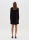 Short dress in velvet with long sleeves_3