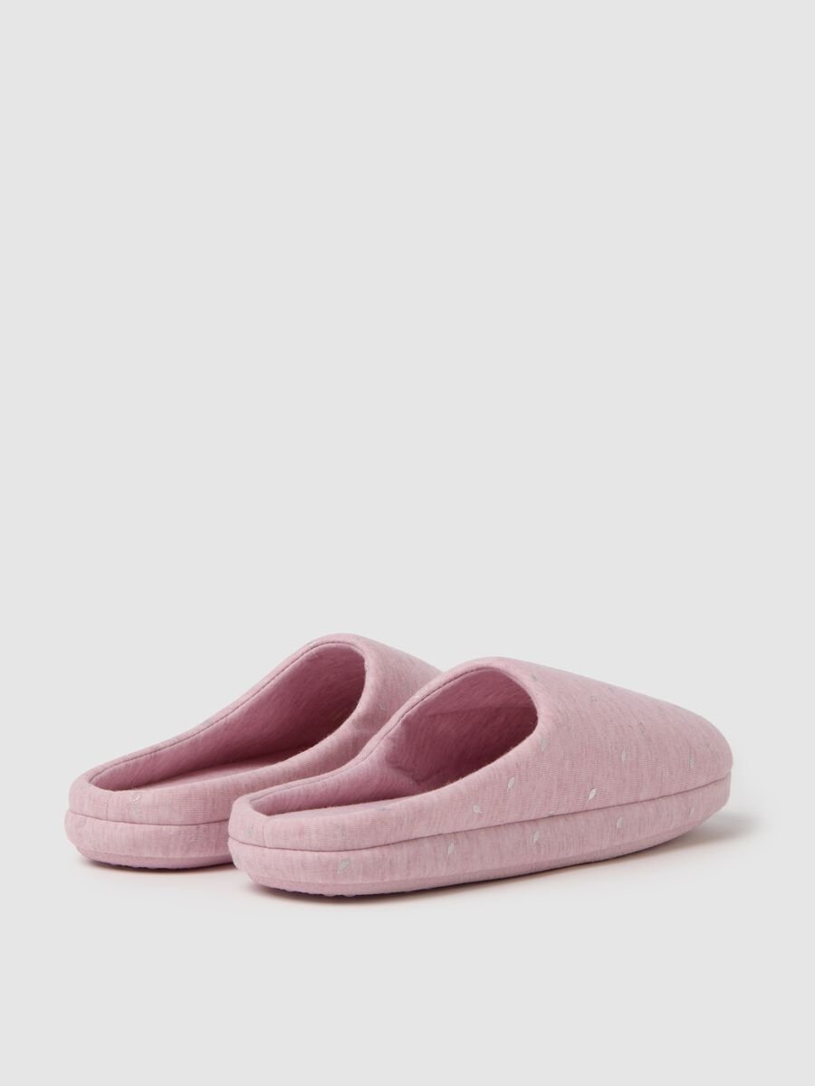 Women's Pink Fabric Slippers_2