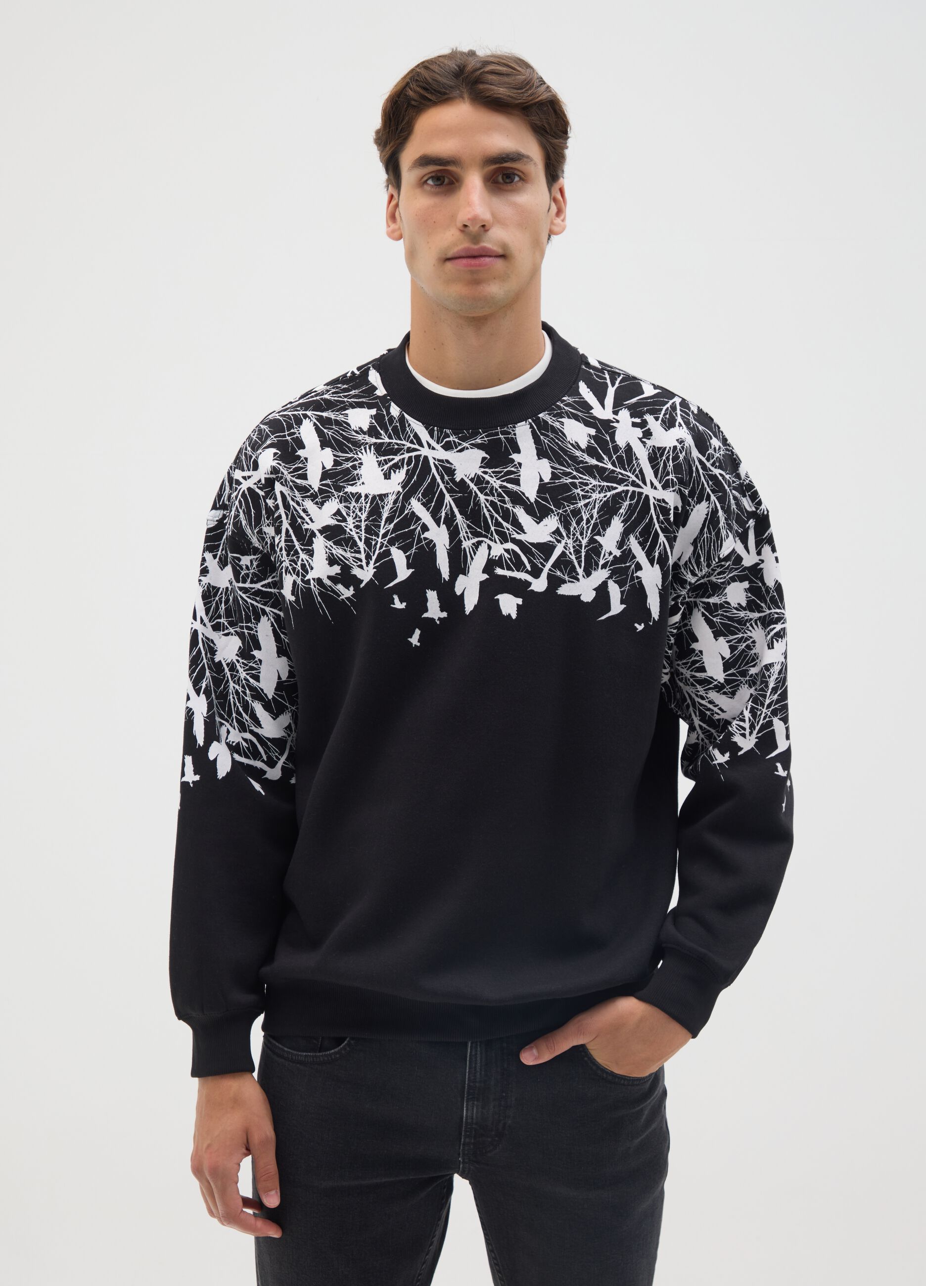 Multicolour Cotton Blend Sweatshirt