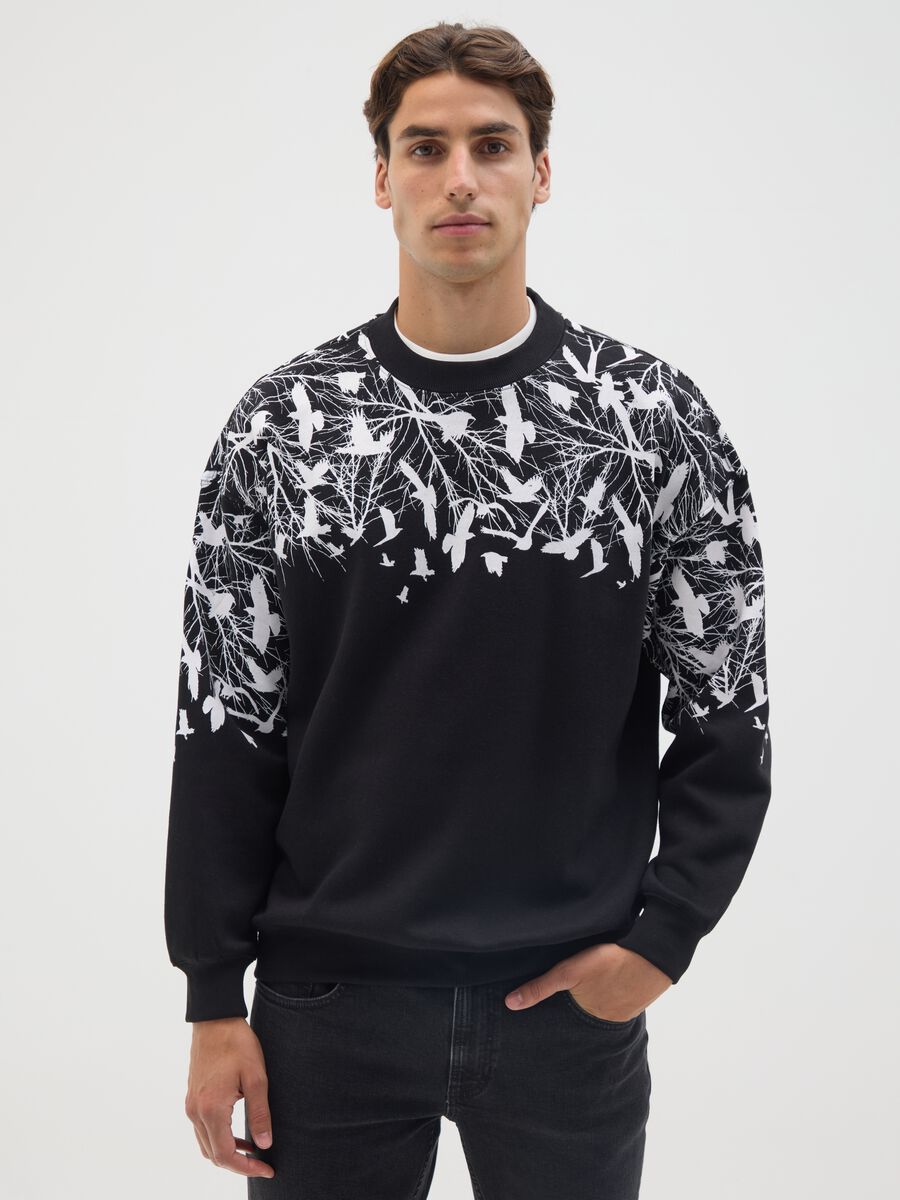 Multicolour Cotton Blend Sweatshirt_0