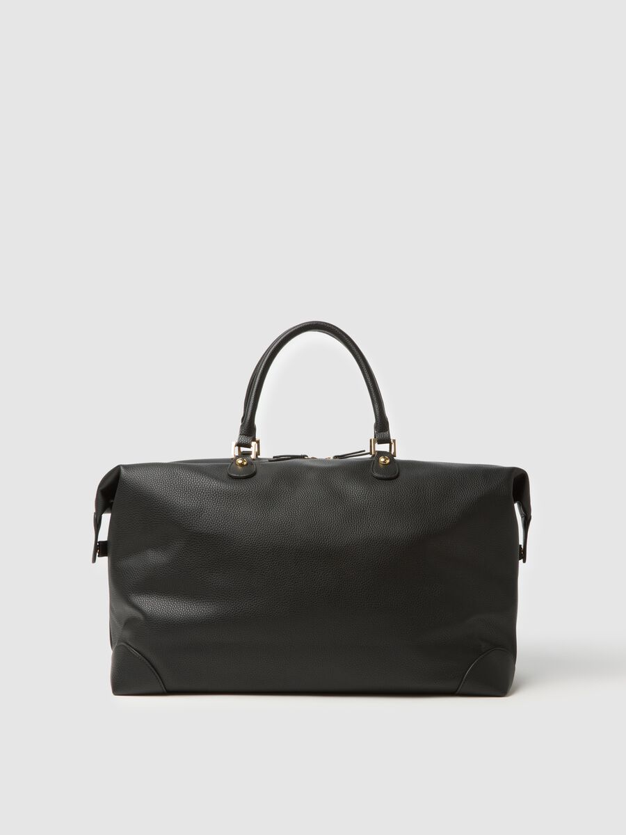 Borsa nera elegante con manici_2