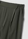 Green wide-leg trousers in stretch viscose_1