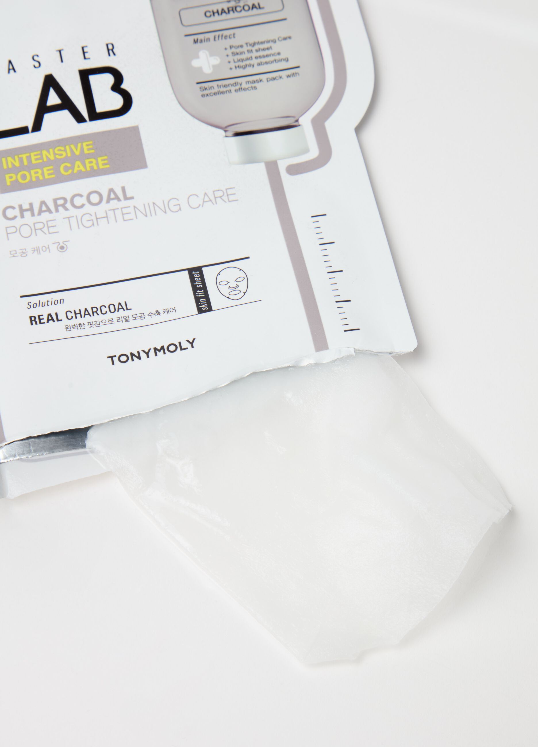 Master Lab Real Mask Sheet Charcoal - Korean skincare