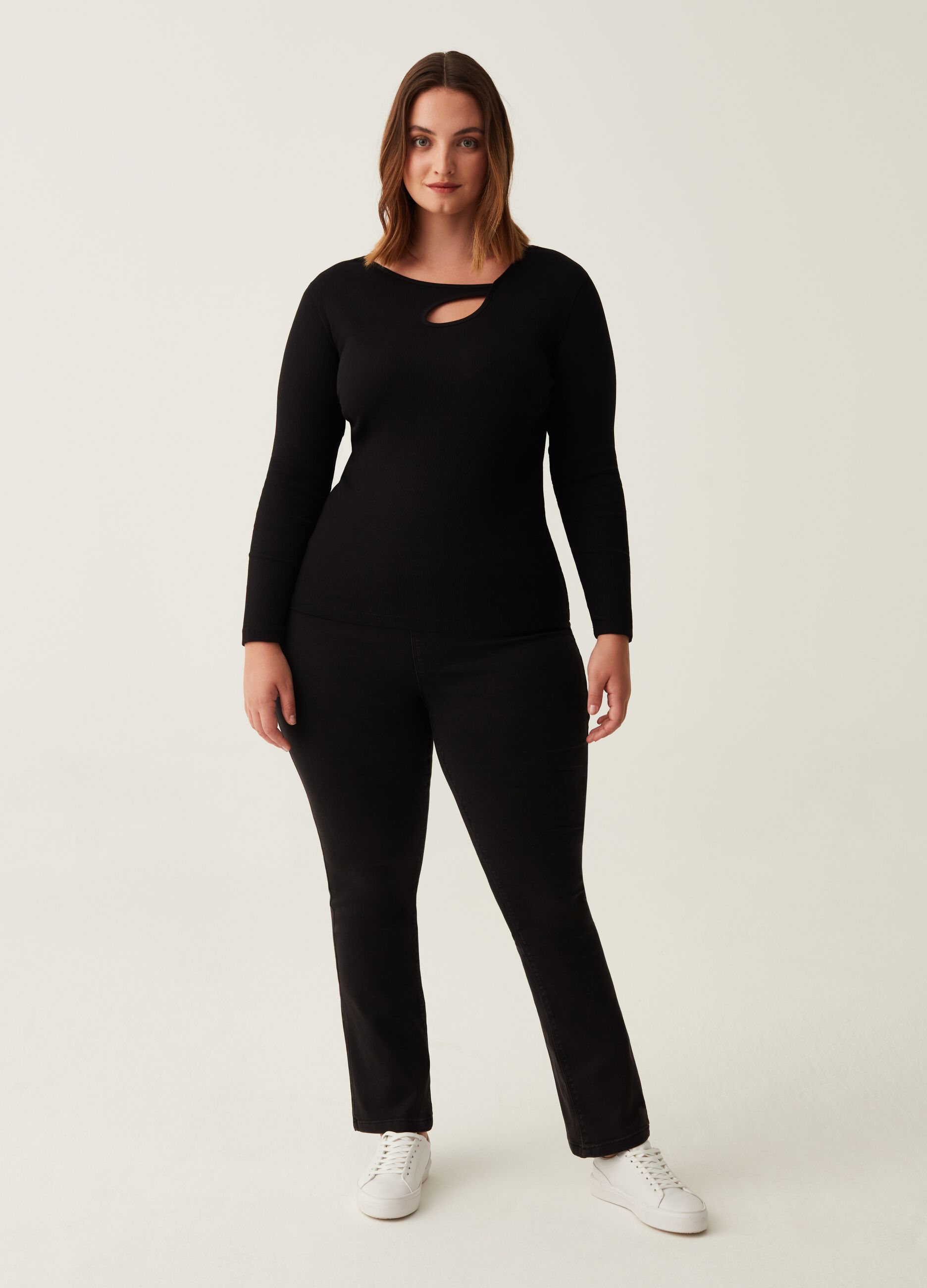 Jeans bootcut fit stretch Curvy_0