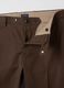 Brown stretch cotton regular fit trousers_5