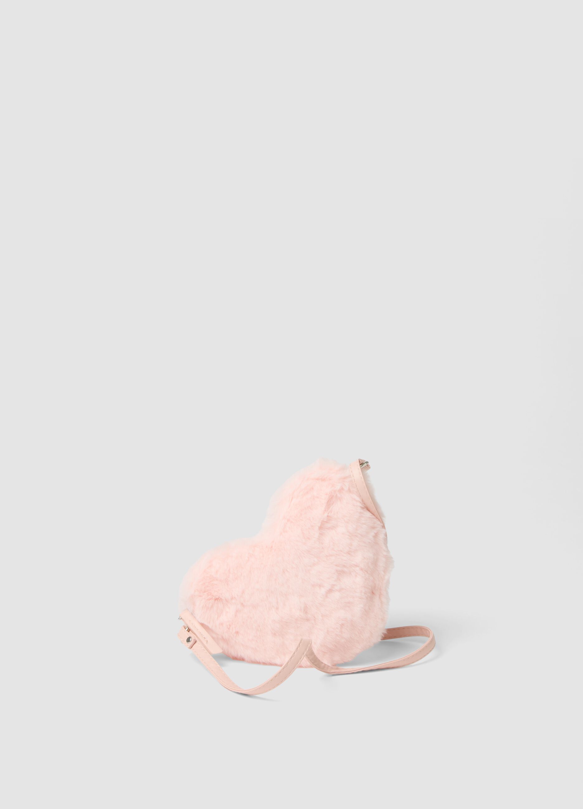 Borsa rosa a cuore