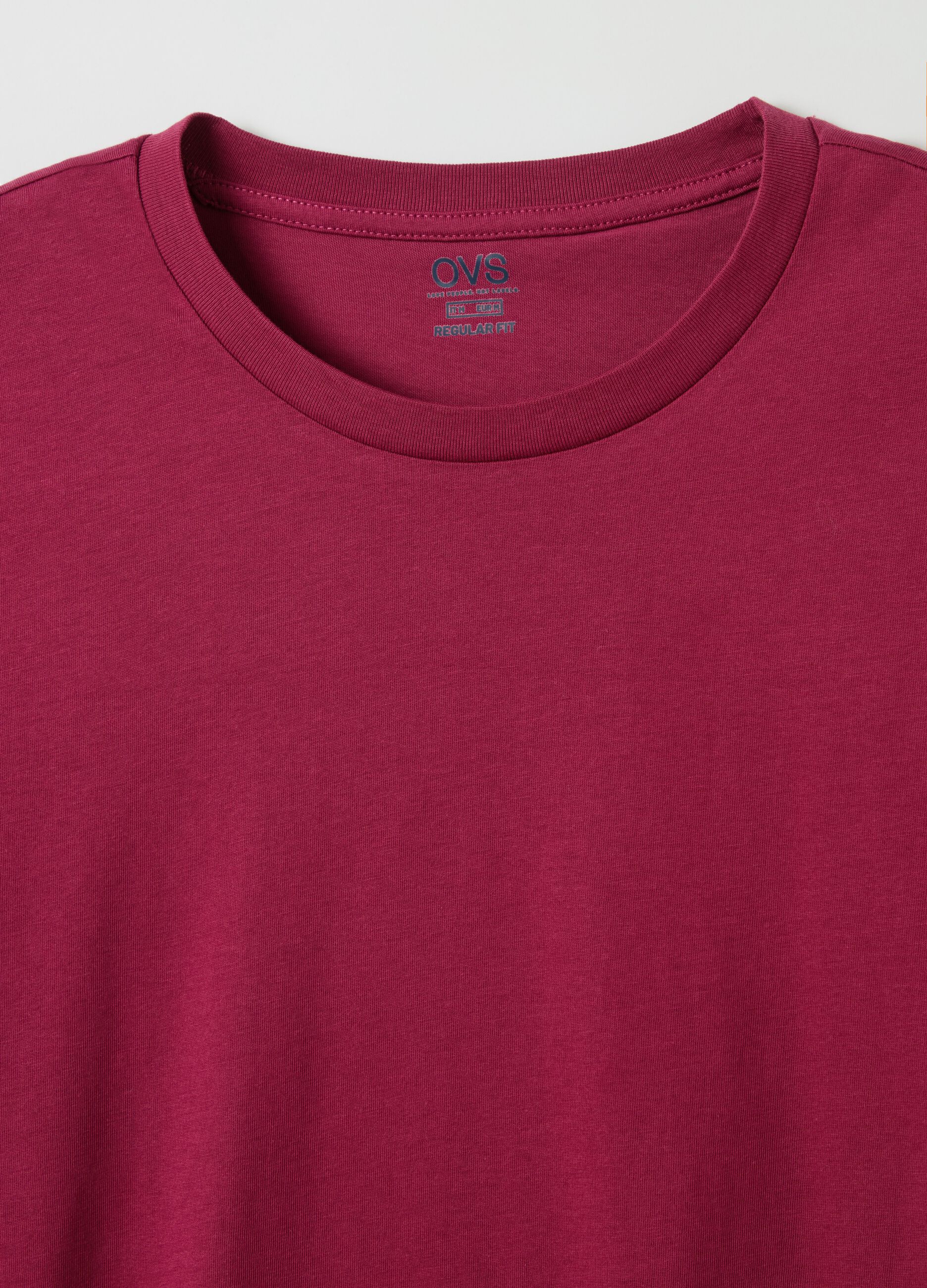 T-shirt regular fit in cotone 