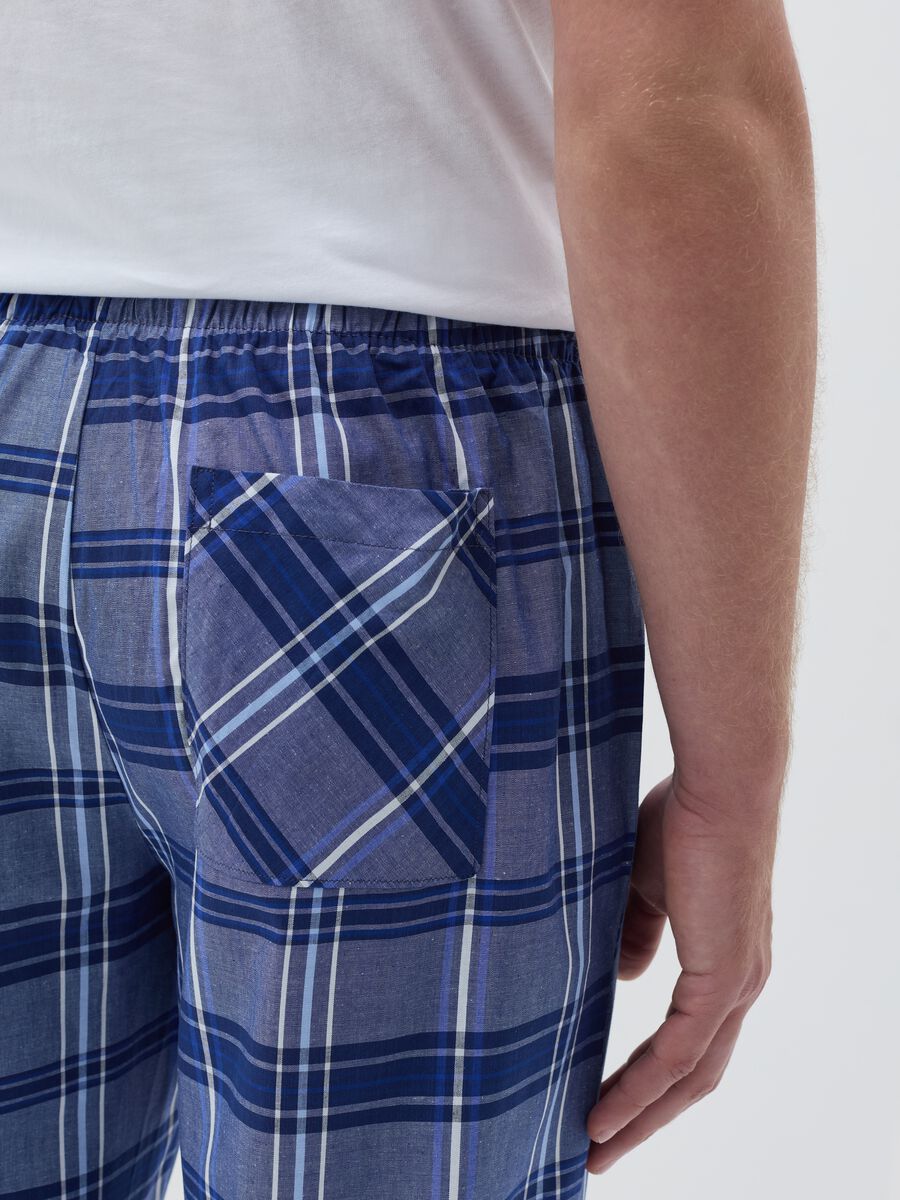 Pantalone pigiama in cotone fantasia_3