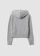 Grey full-zip cotton-blend hoodie, fitted_6