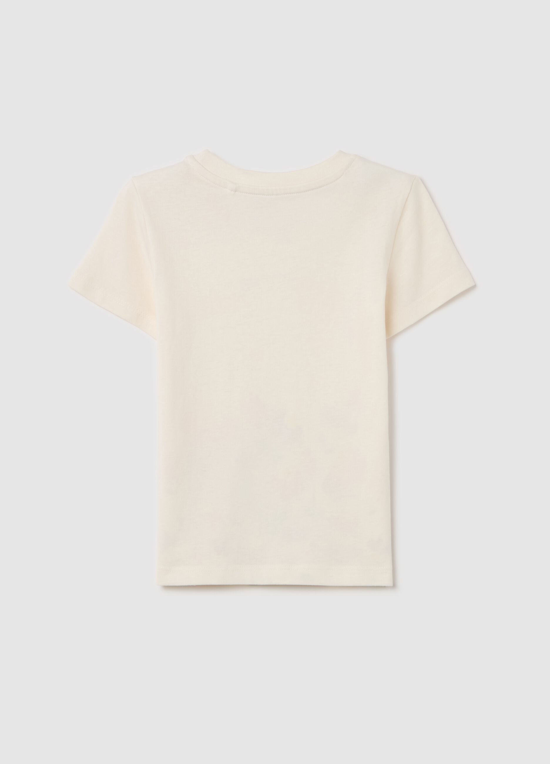 Cotton T-shirt with print