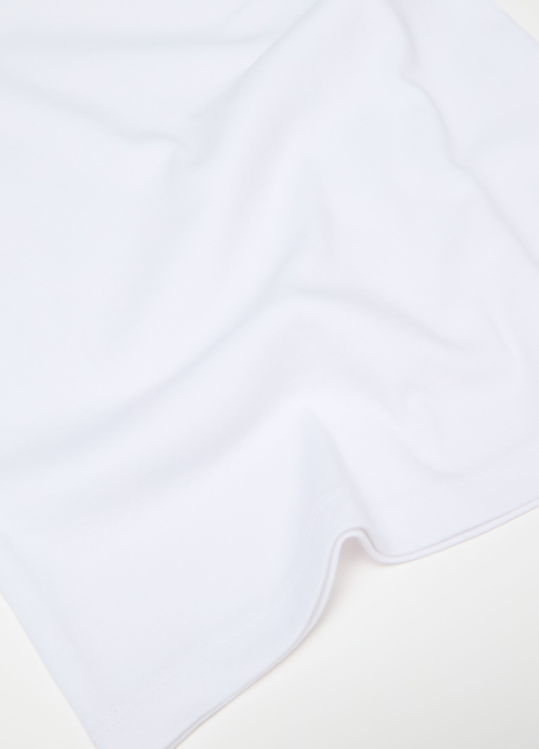 Two-pack racerback vests in organic cotton