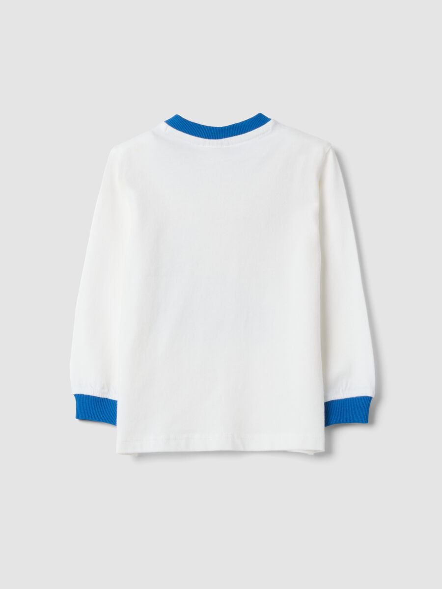 White organic cotton crew-neck T-shirt_1