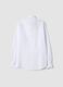 White button-down slim-fit long-sleeve Easy Iron shirt_2