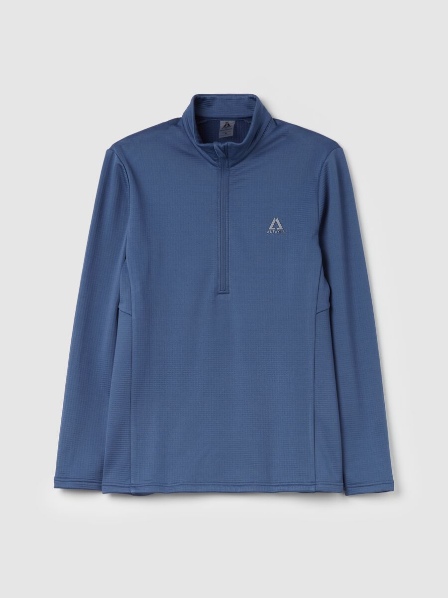 Waffle pile half-zip ALTAVIA WITH DEBORAH COMPAGNONI_4