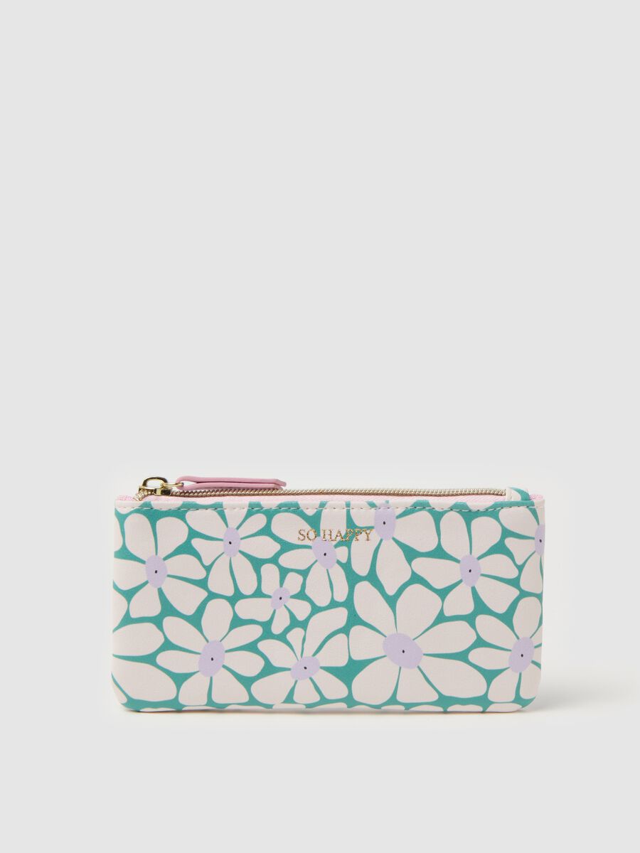 Beauty bag with print and zip_0