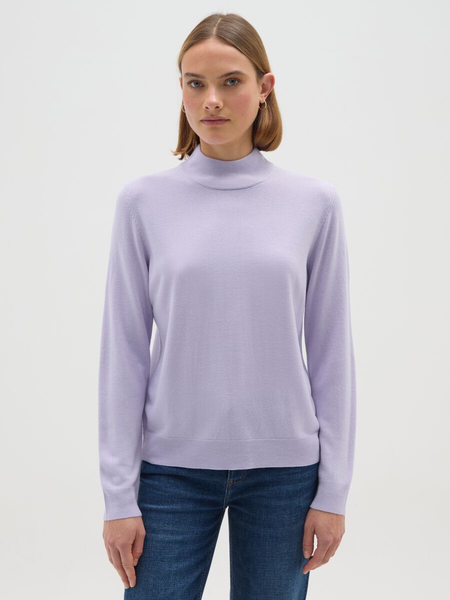 Classic Purple Sweater Regular Fit_0