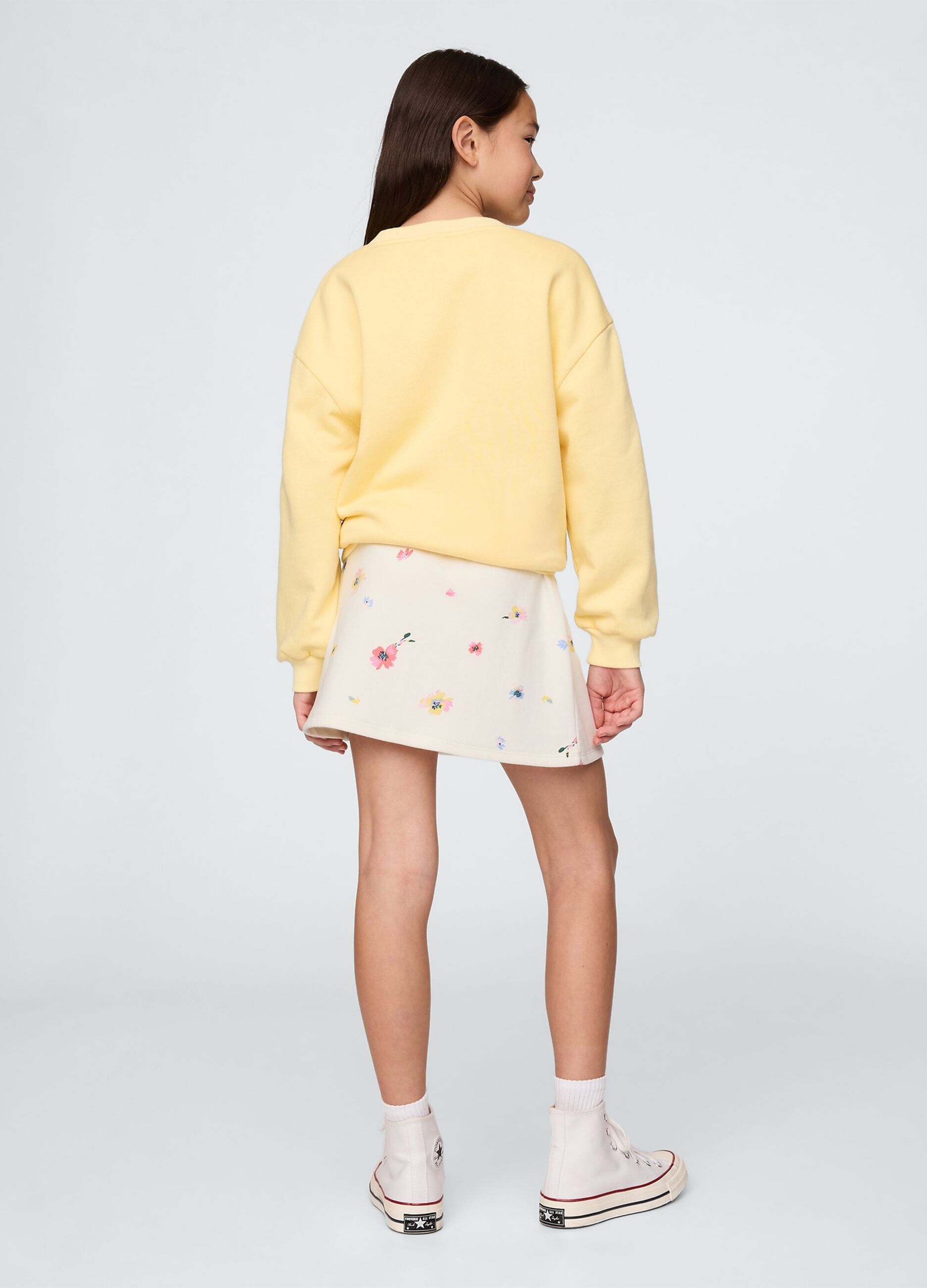 Floral Print Short Skirt GAP Kids