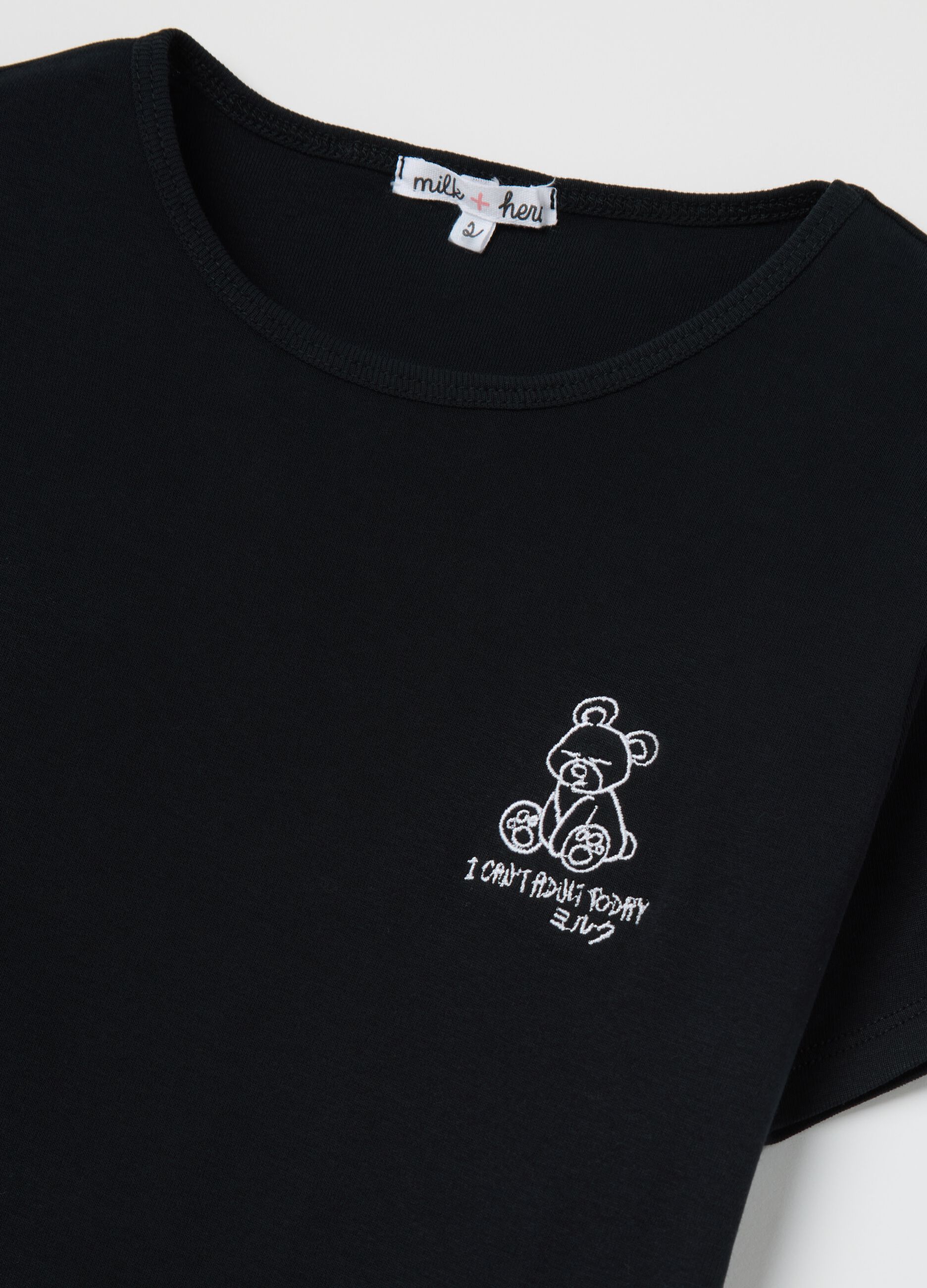 Slim-fit T-shirt in cotton