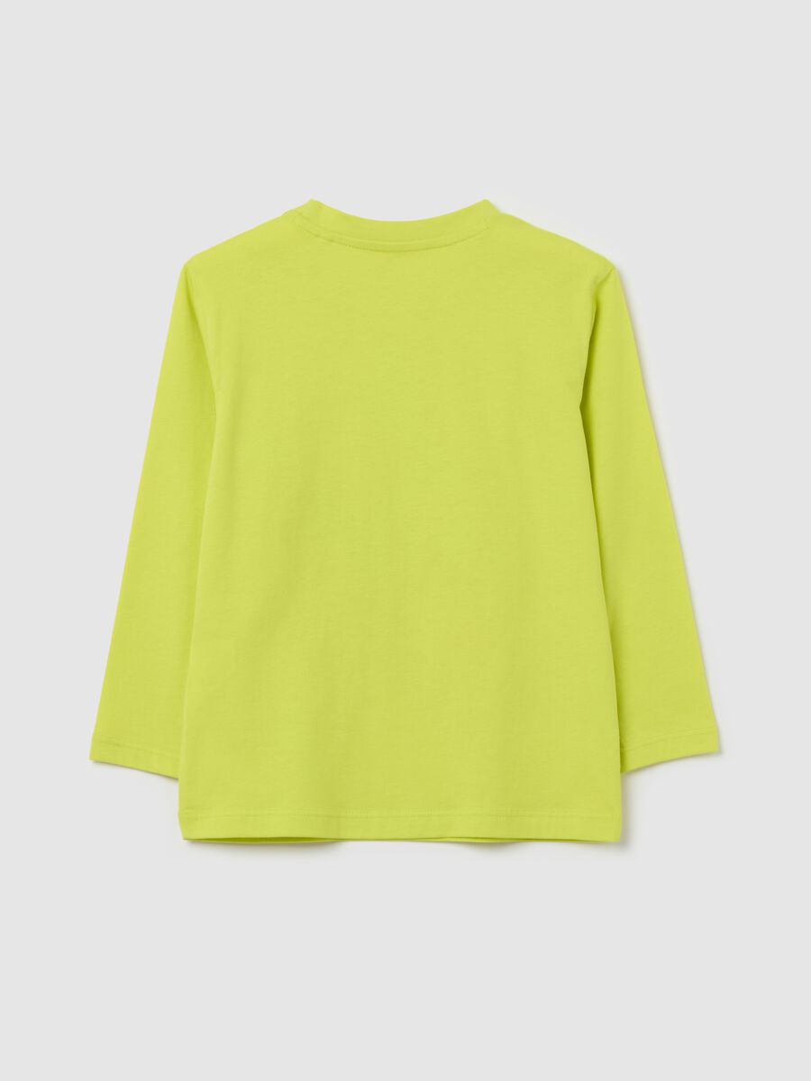 Long-sleeved T-shirt in cotton with print_1