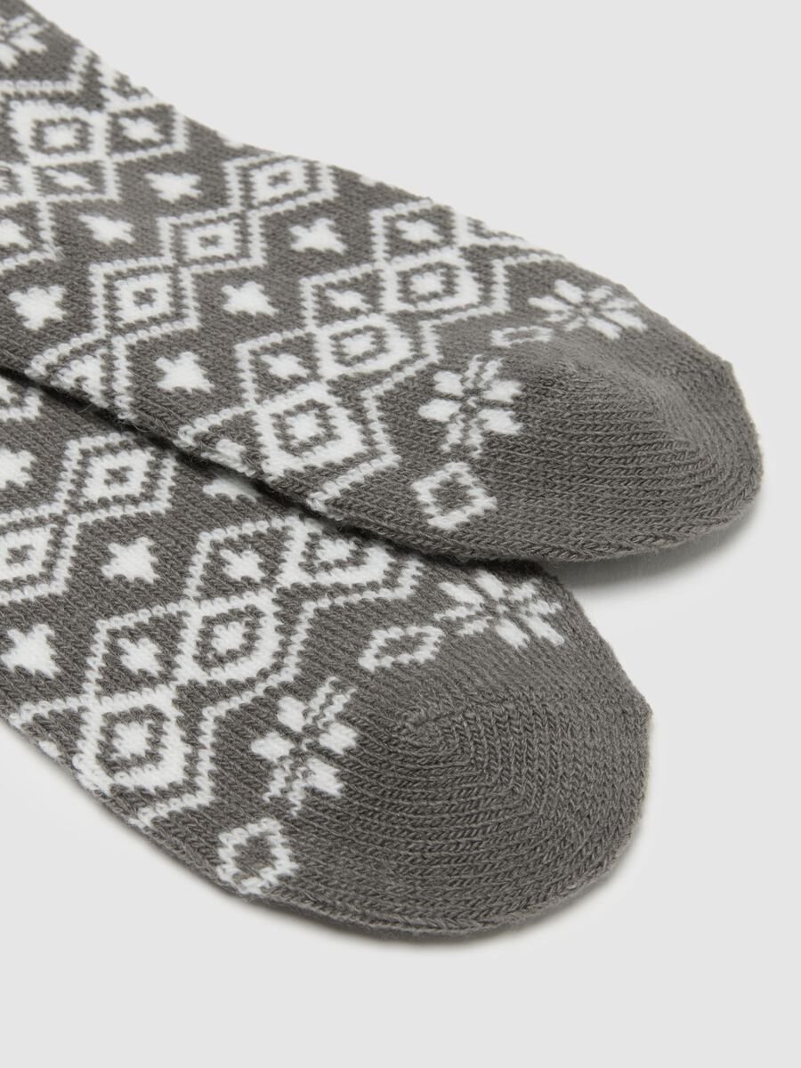 Grey Christmas Socks_2