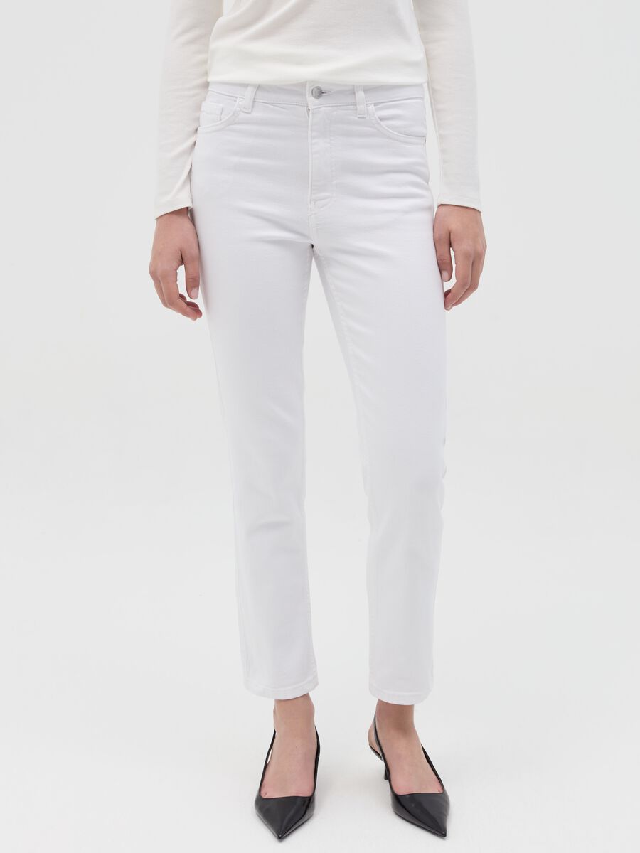 Slim-fit cropped jeans_1