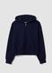 Blue organic cotton hooded sweatshirt_4