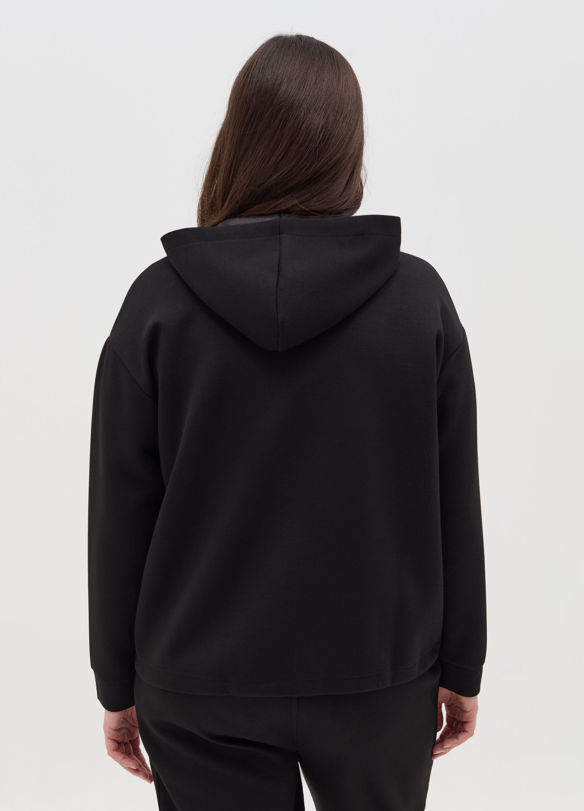 Curvy full-zip with hood