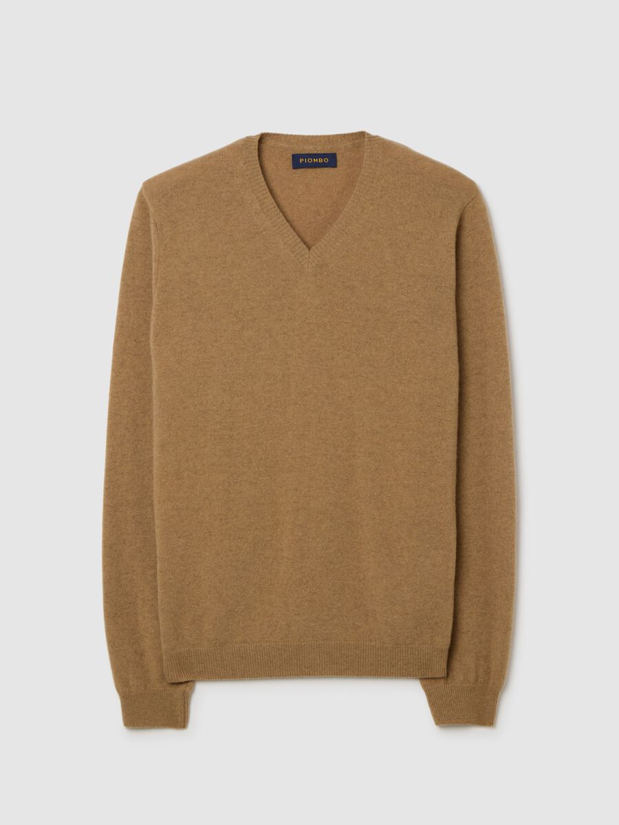 Brown Lambswool Sweater_0