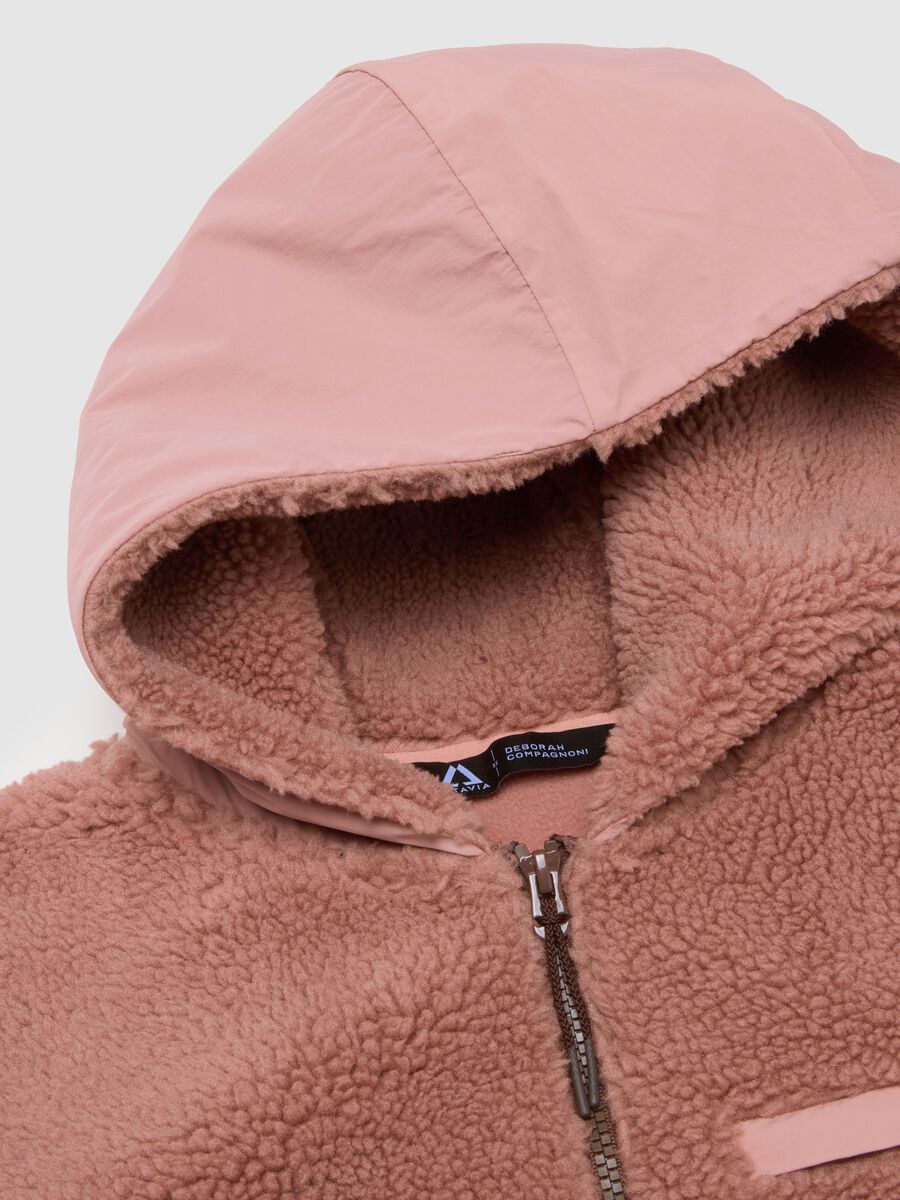 Full Zip Sherpa Jacket with Hood ALTAVIA WITH DEBORAH COMPAGNONI_5